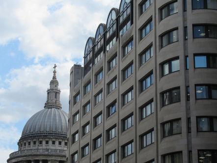 BT Centre with st paul's cathedral in the background, Taken from the east side. Pic copyright: SA Mathieson