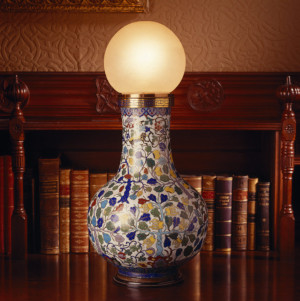 Library electric light, photo courtesy: National_Trust