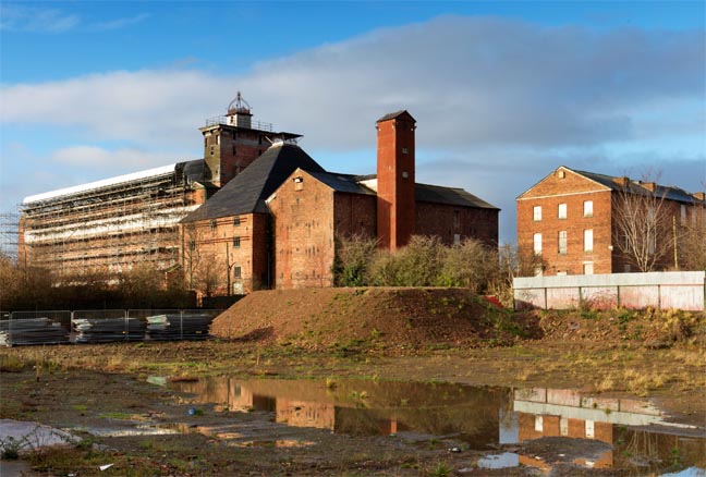 Shrewsbury Flaxmill Maltings. Copyright: Historic England