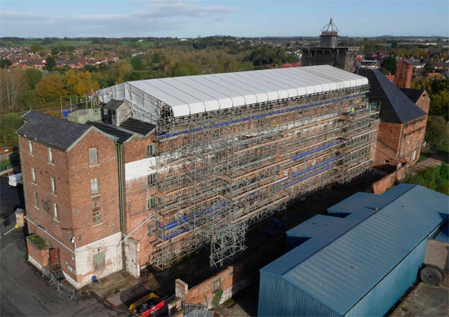 Under reconstruction the mill now, image: Historic England